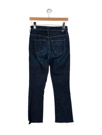 Mother Mid-Rise Straight Leg Jeans