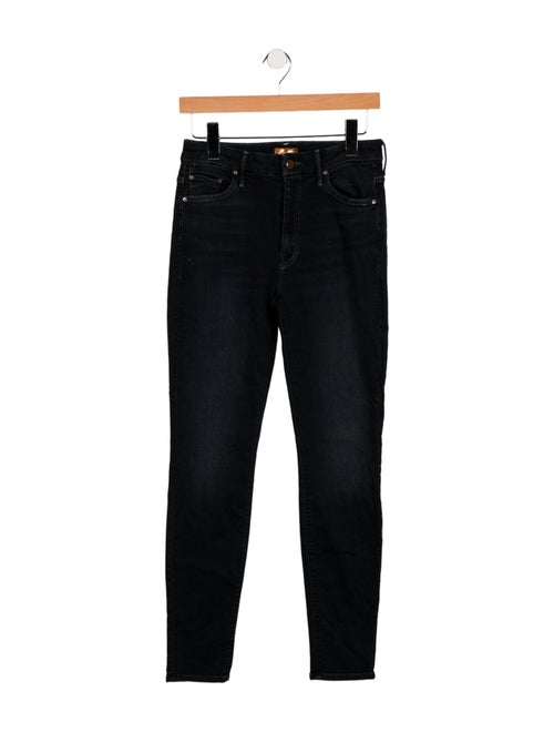 Mother Mid-Rise Skinny Leg Jeans