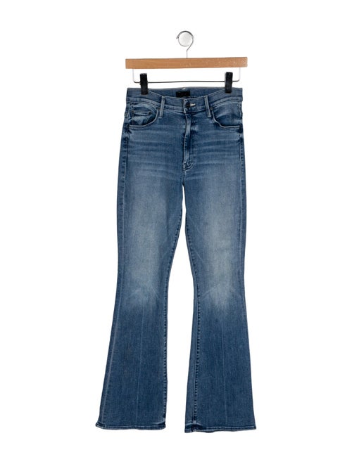 Mother Mid-Rise Wide Leg Jeans
