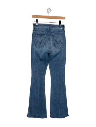Mother Mid-Rise Wide Leg Jeans