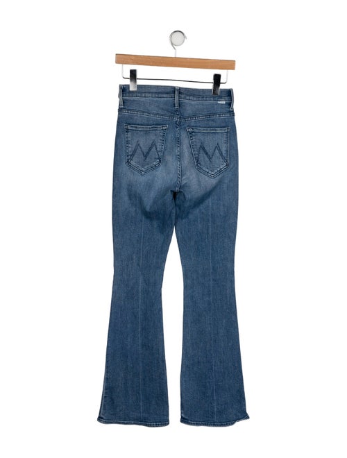 Mother Mid-Rise Wide Leg Jeans
