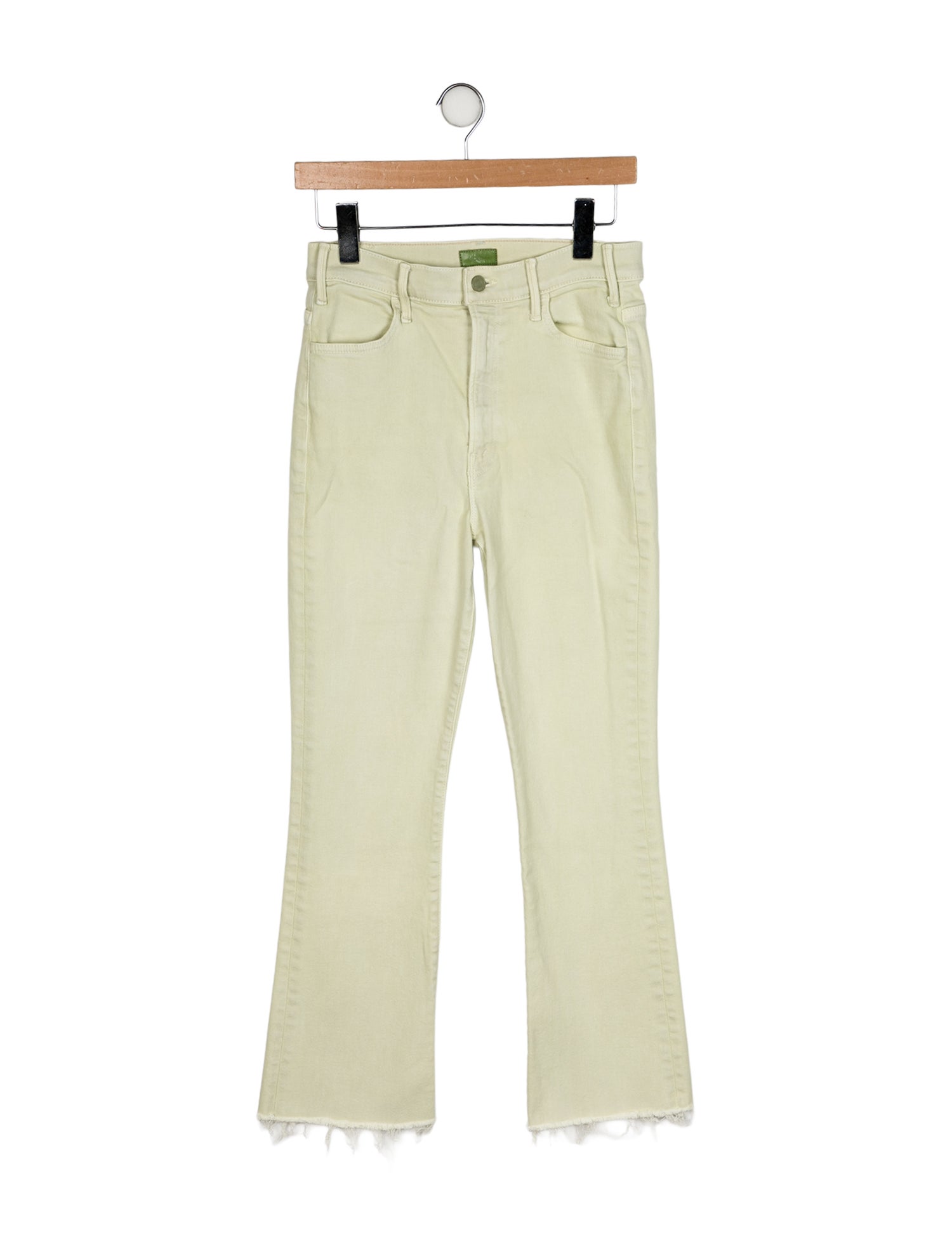 Mother Mid-Rise Straight Leg Jeans