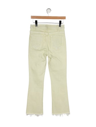 Mother Mid-Rise Straight Leg Jeans