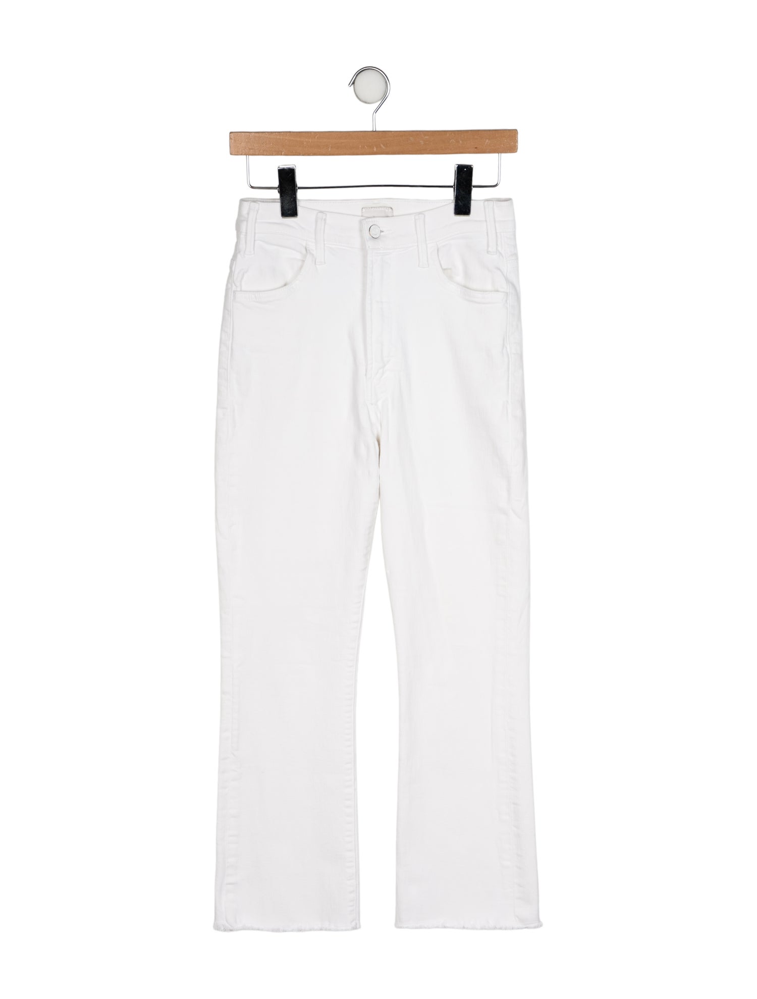 Mother Mid-Rise Straight Leg Jeans