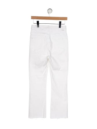 Mother Mid-Rise Straight Leg Jeans