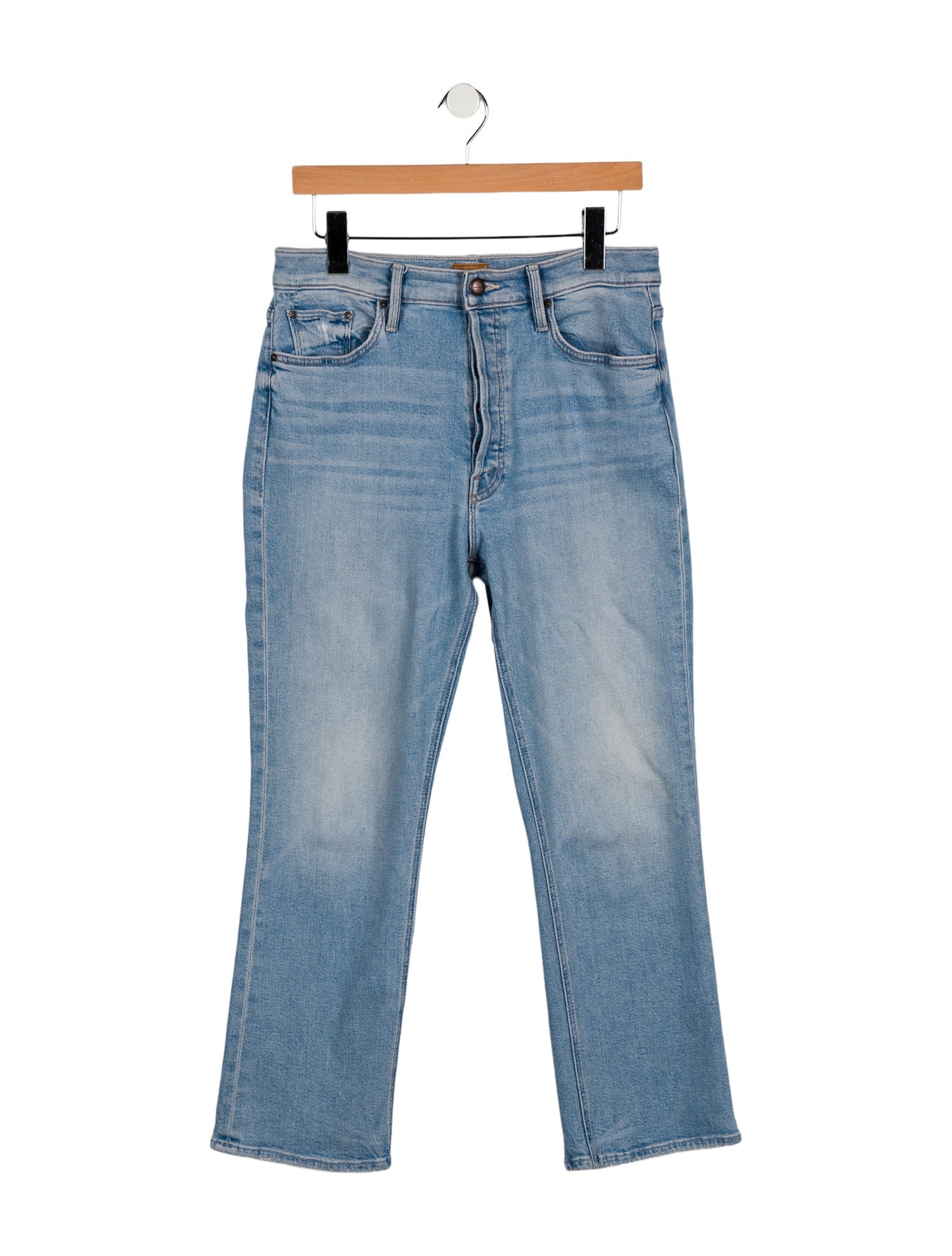 Mother High-Rise Straight Leg Jeans