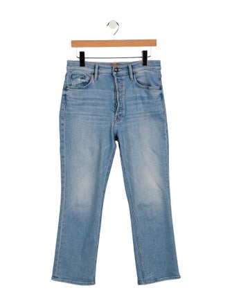 Mother High-Rise Straight Leg Jeans
