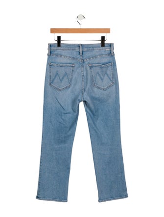 Mother High-Rise Straight Leg Jeans