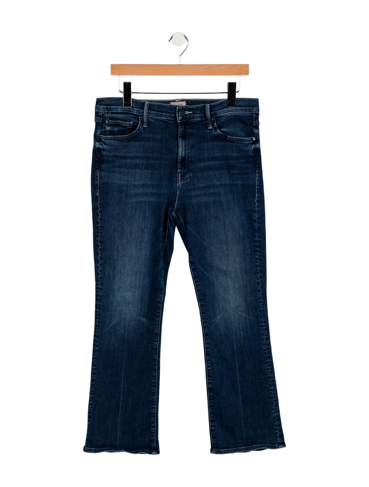 Mother Mid-Rise Wide Leg Jeans