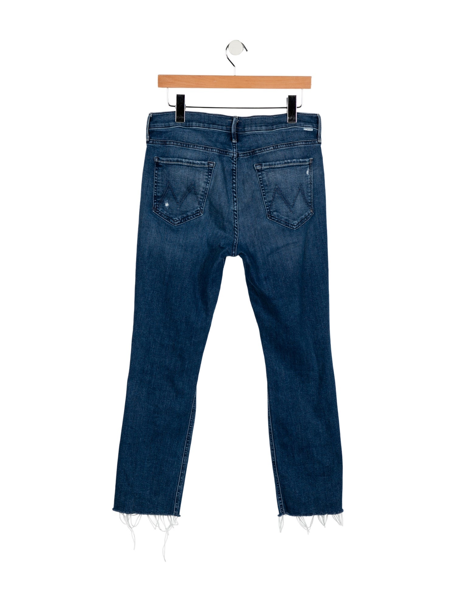 Mother Mid-Rise Straight Leg Jeans