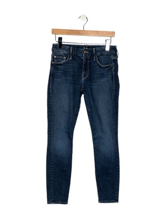 Mother Mid-Rise Skinny Leg Jeans
