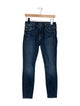 Mother Mid-Rise Skinny Leg Jeans