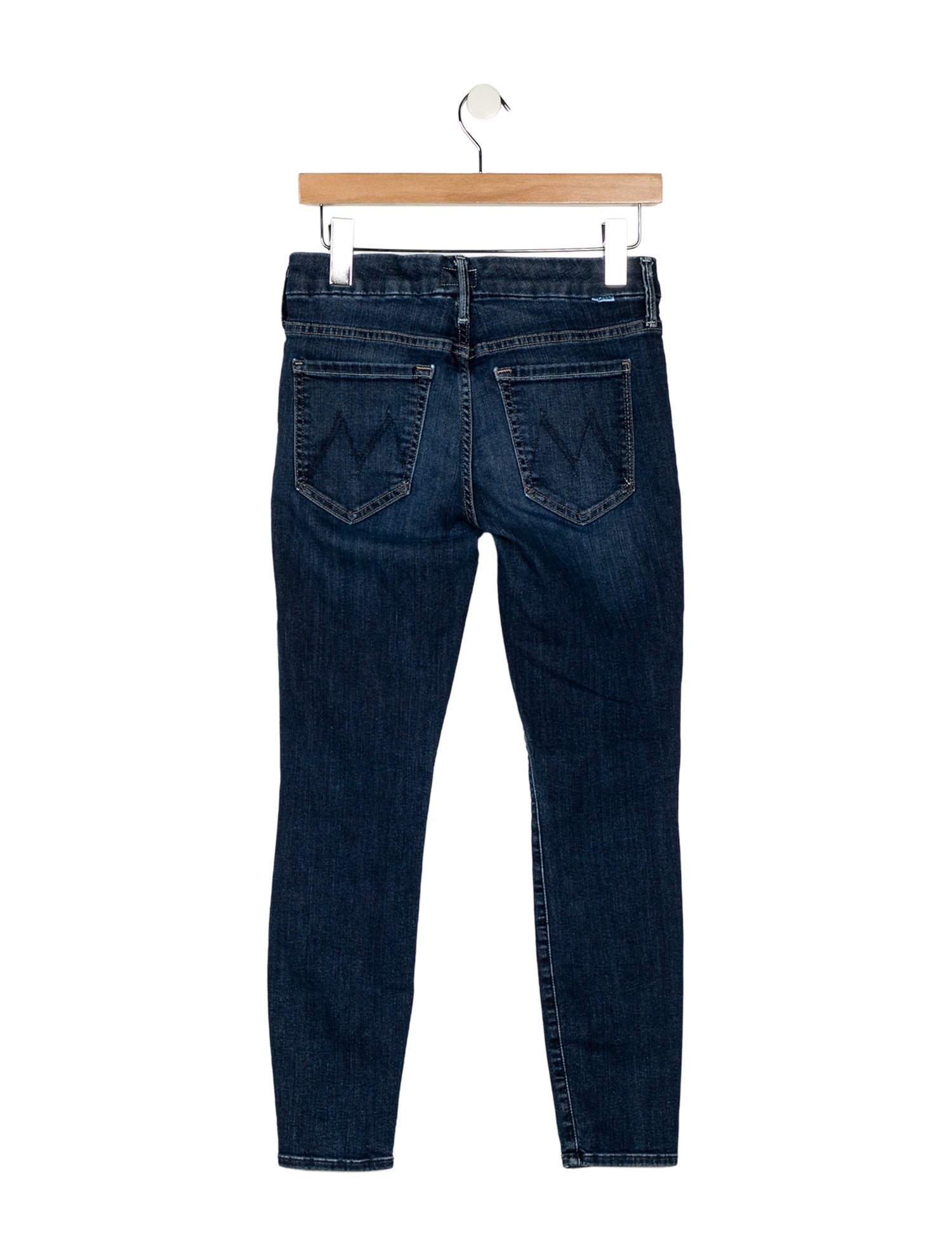 Mother Mid-Rise Skinny Leg Jeans