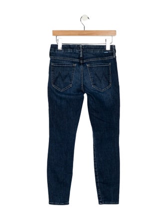 Mother Mid-Rise Skinny Leg Jeans