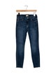 Mother Mid-Rise Skinny Leg Jeans
