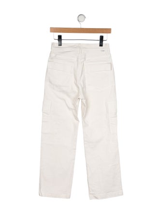 Mother Mid-Rise Wide Leg Jeans