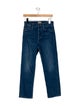Mother Mid-Rise Straight Leg Jeans