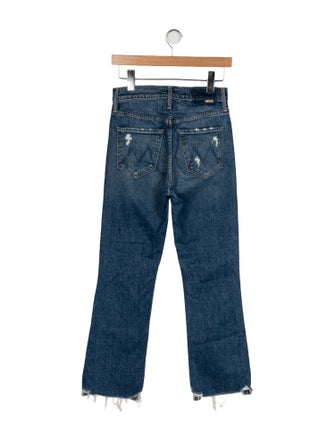 Mother Mid-Rise Straight Leg Jeans