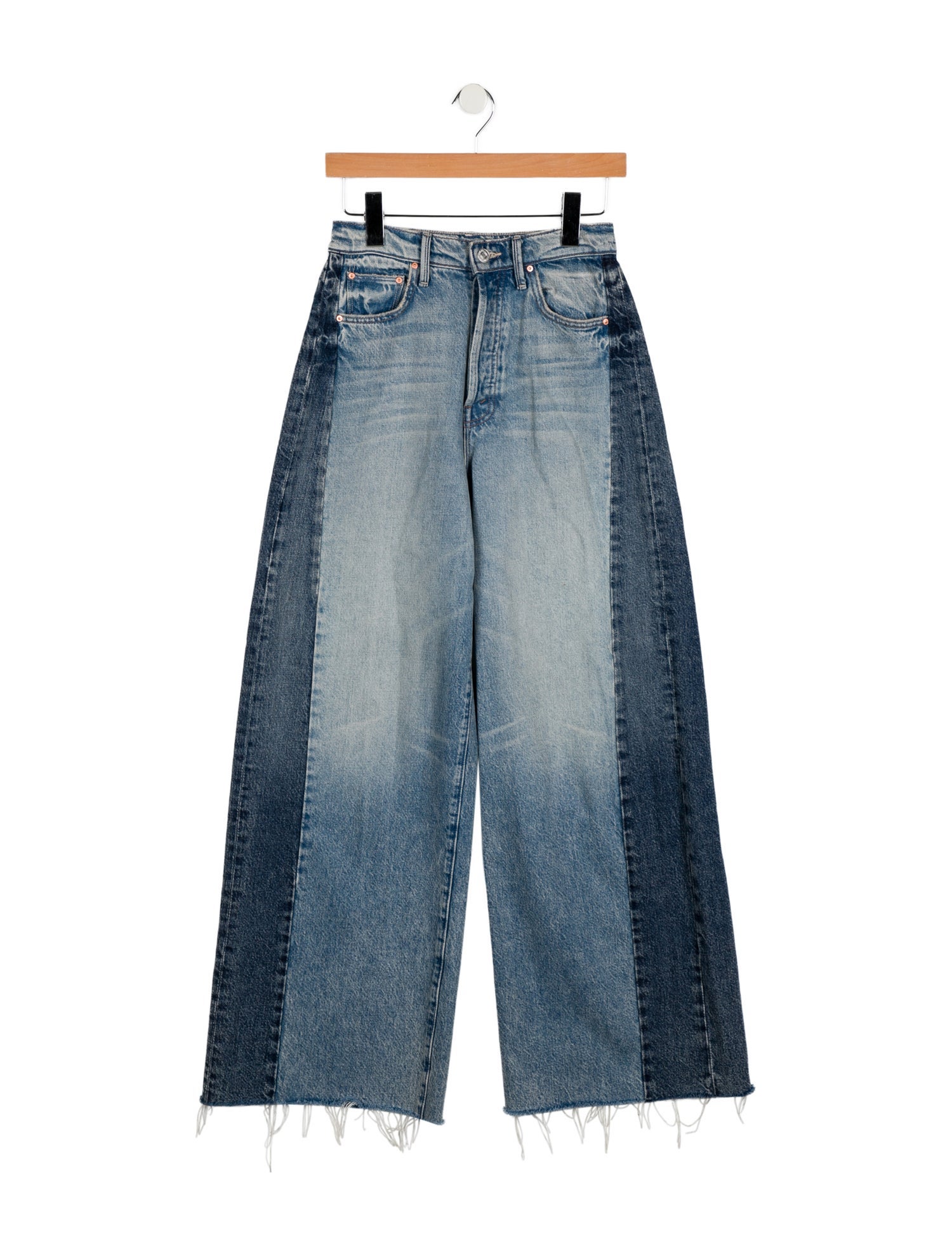 Mother High-Rise Wide Leg Jeans