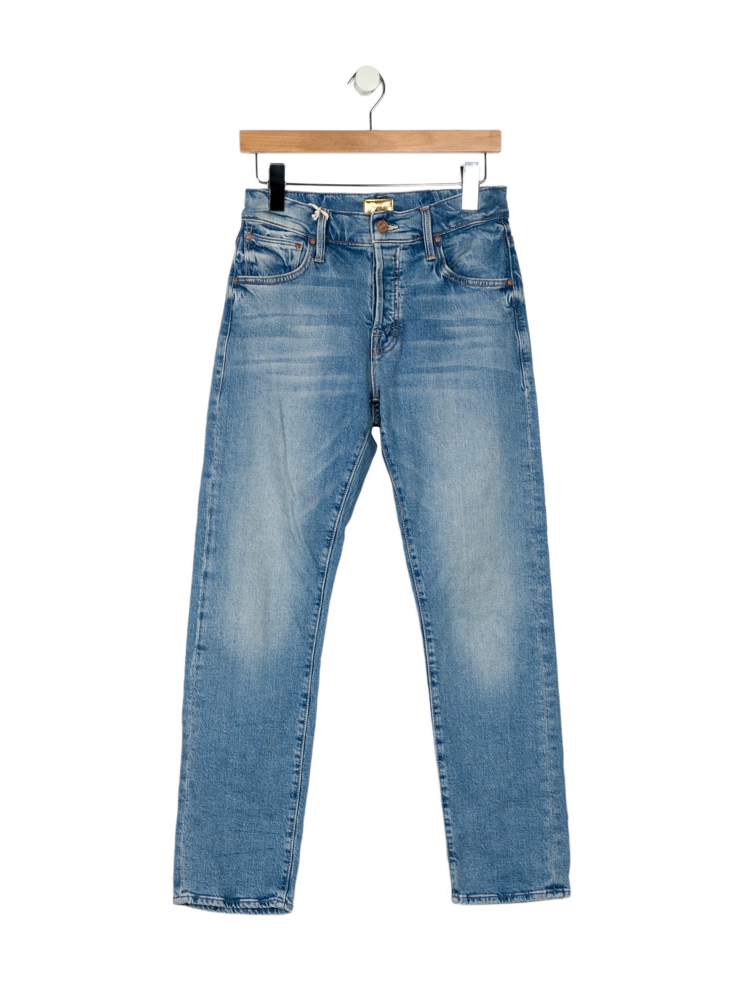 Mother Mid-Rise Straight Leg Jeans w/ Tags