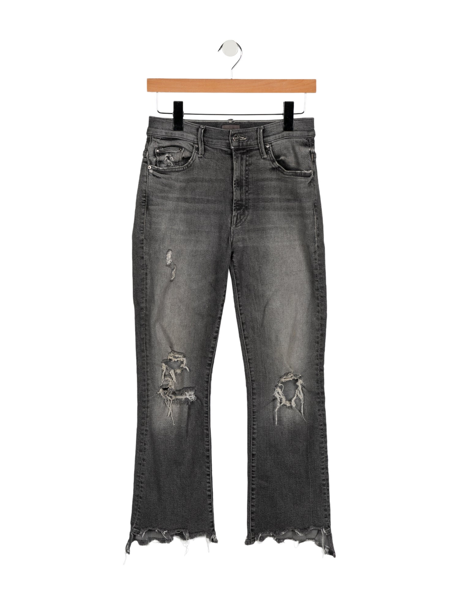 Mother Mid-Rise Straight Leg Jeans