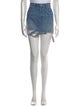 Mother Distressed Accents Mini Skirt