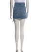 Mother Distressed Accents Mini Skirt