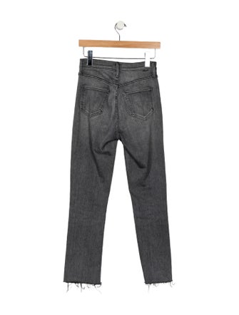 Mother Mid-Rise Skinny Leg Jeans