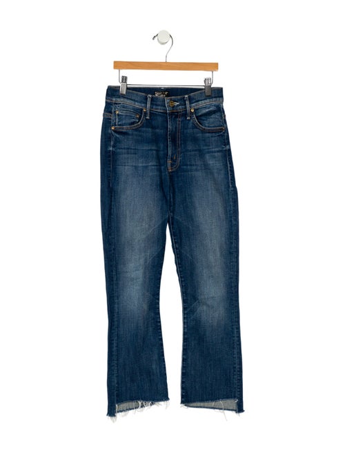 Mother Mid-Rise Straight Leg Jeans