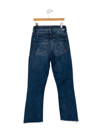 Mother Mid-Rise Straight Leg Jeans