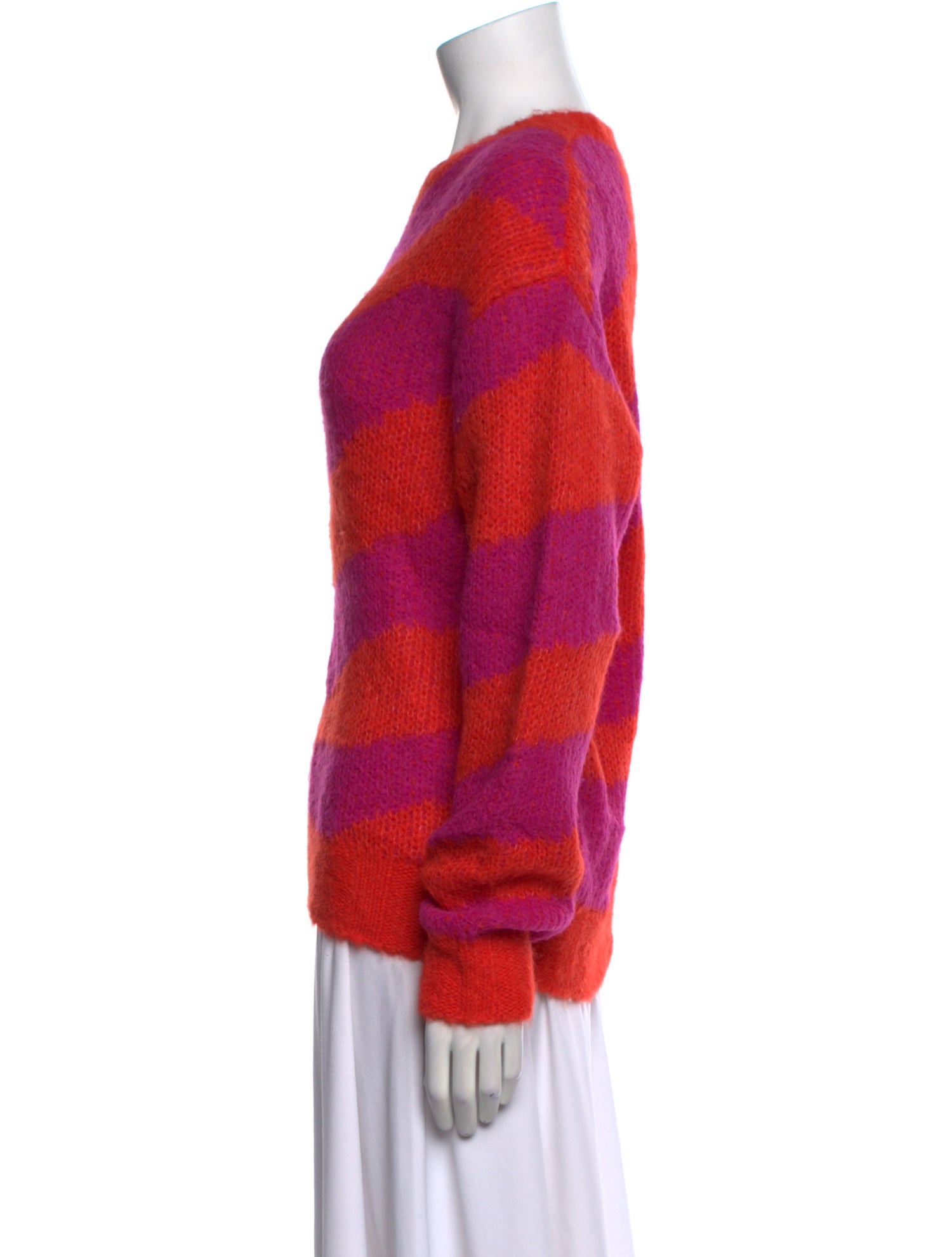 Mother Alpaca Striped Sweater