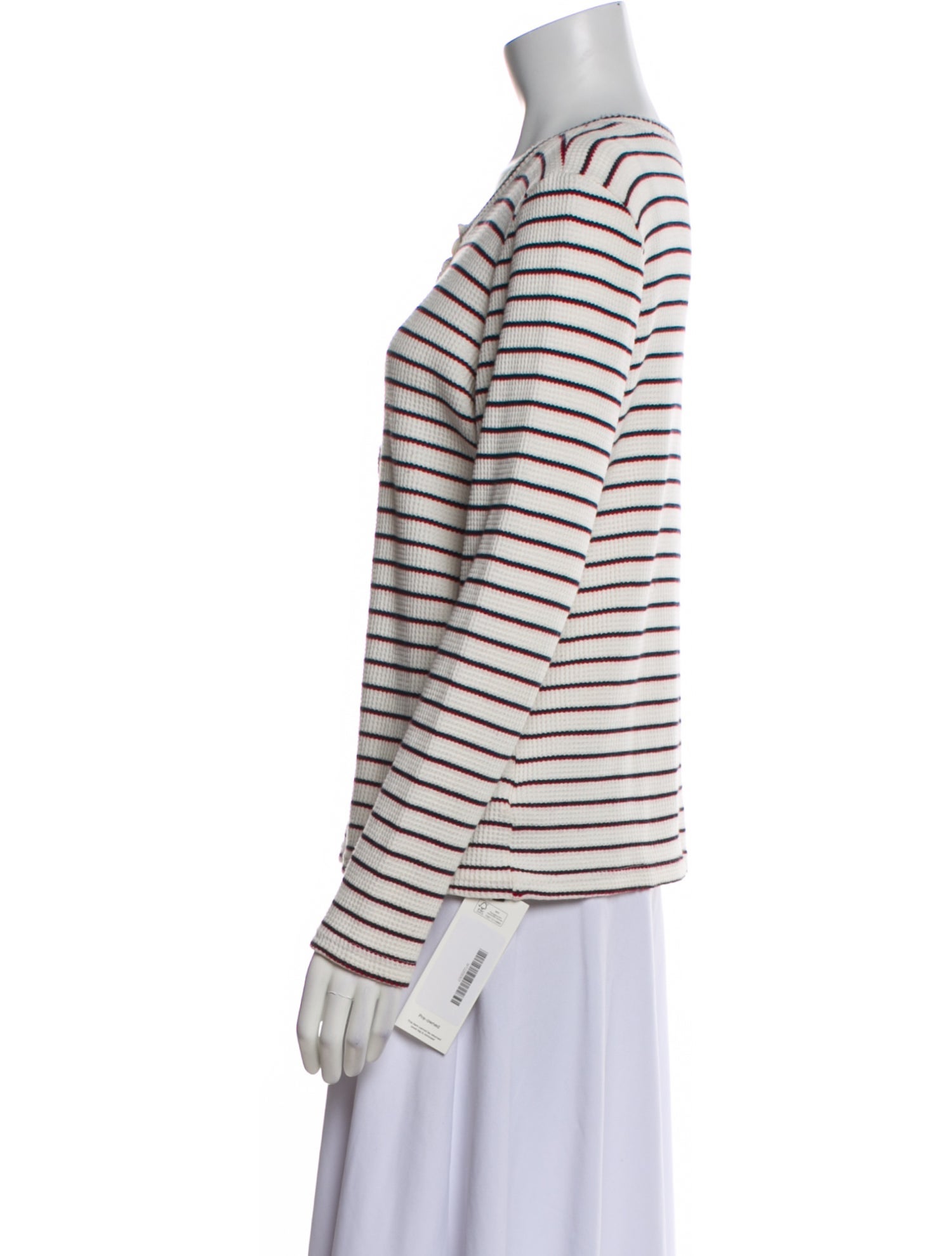 Mother Striped Crew Neck Top