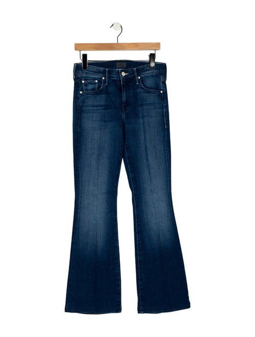 Mother Mid-Rise Wide Leg Jeans