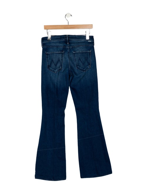 Mother Mid-Rise Wide Leg Jeans