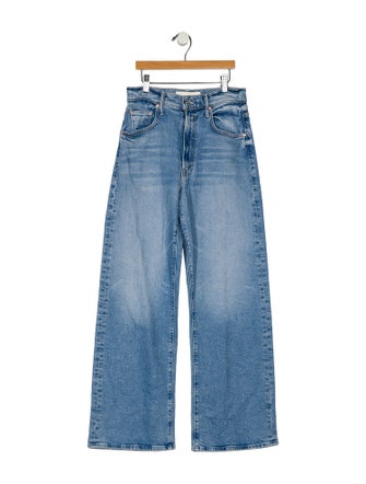 Mother High-Rise Wide Leg Jeans