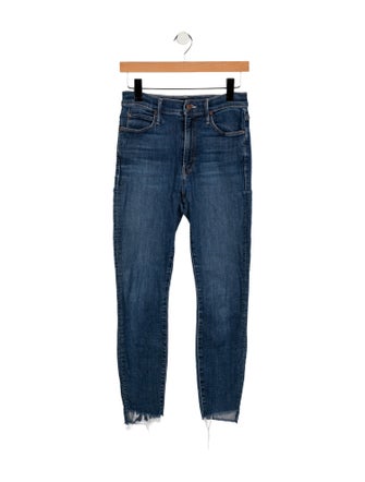 Mother Mid-Rise Skinny Leg Jeans