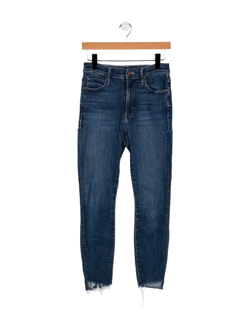 Mother Mid-Rise Skinny Leg Jeans