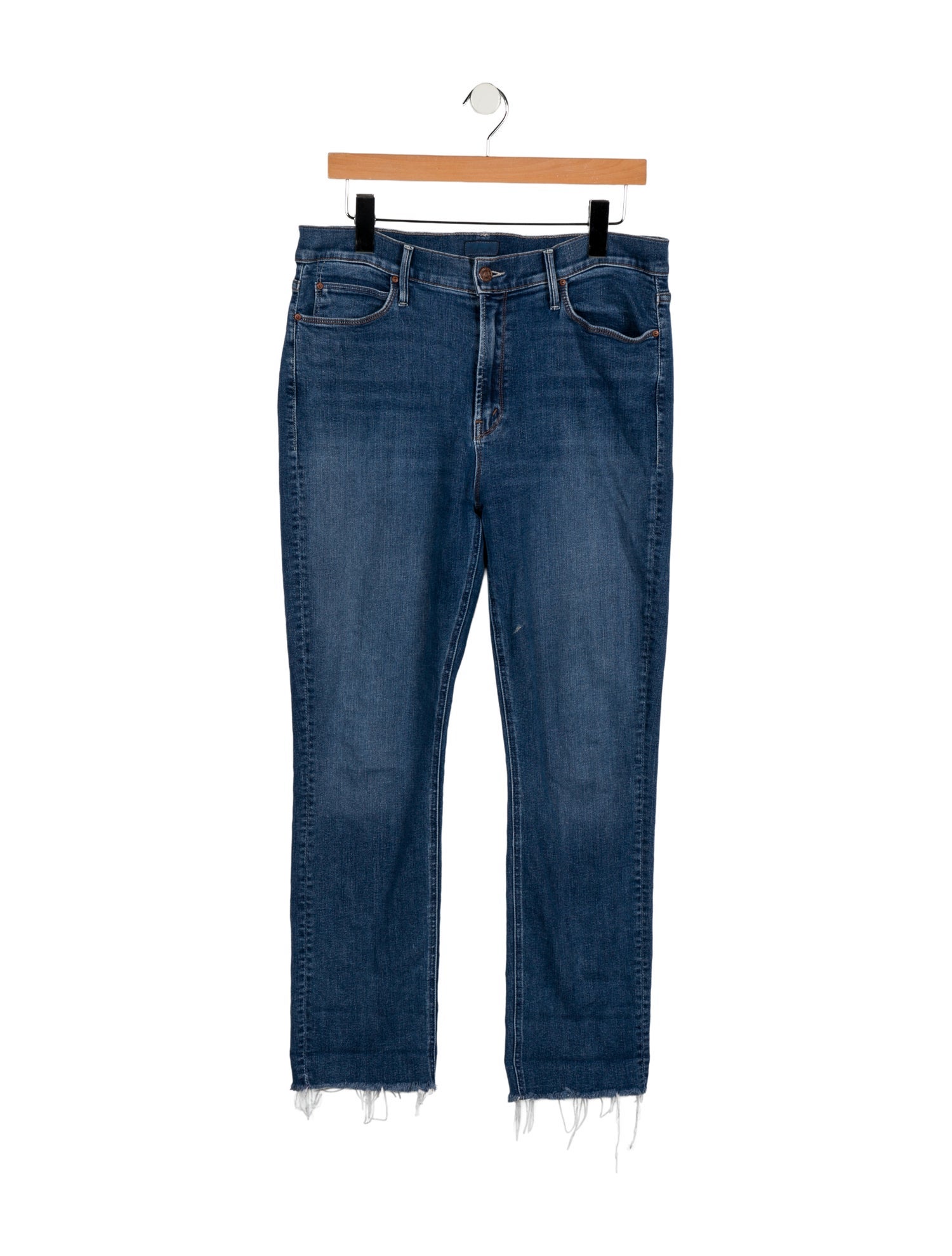 Mother High-Rise Straight Leg Jeans