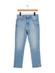 Mother Mid-Rise Straight Leg Jeans