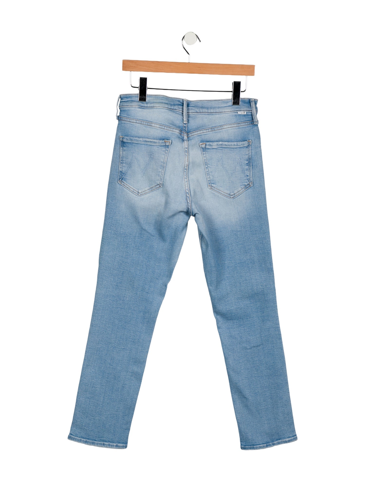 Mother Mid-Rise Straight Leg Jeans