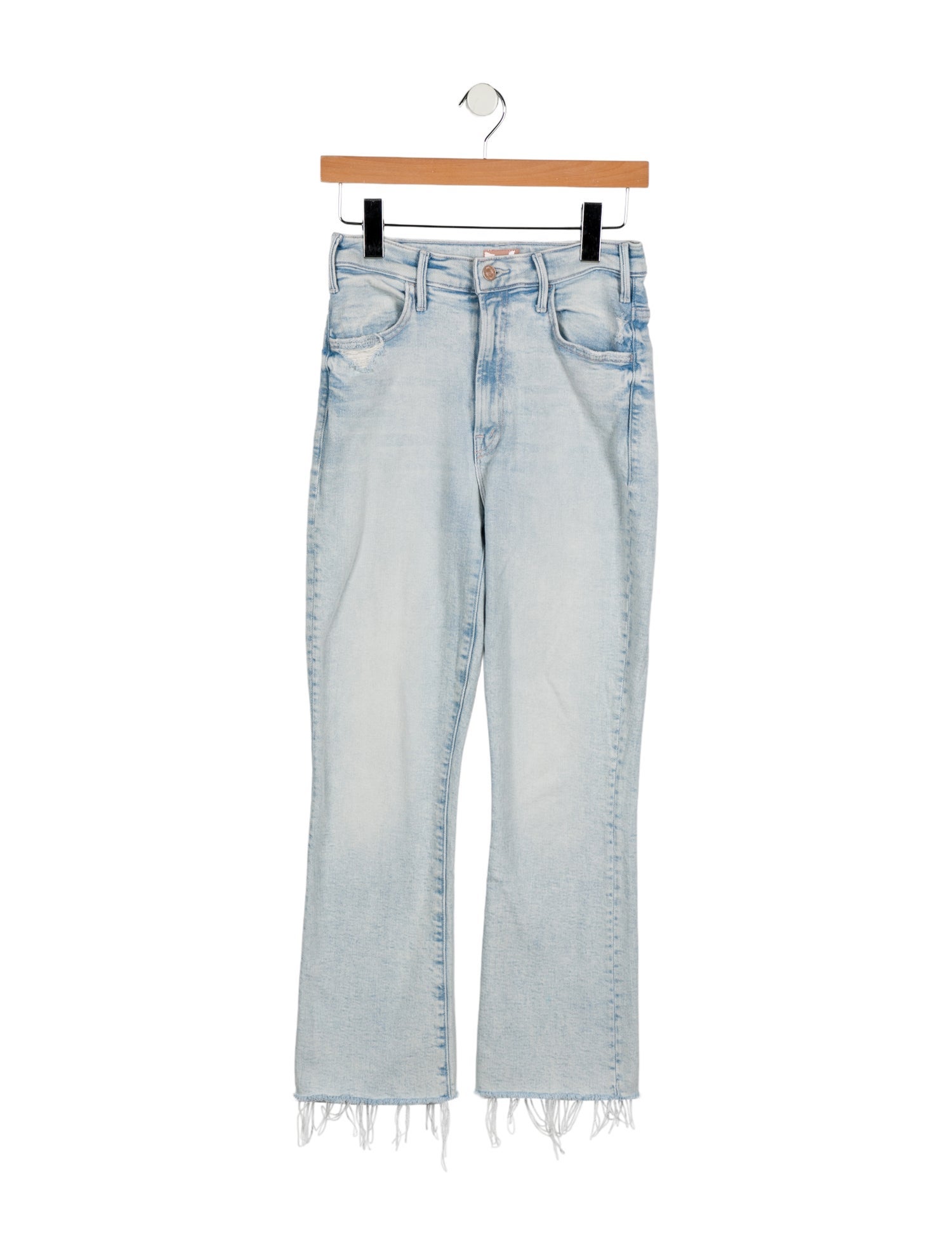 Mother Mid-Rise Straight Leg Jeans