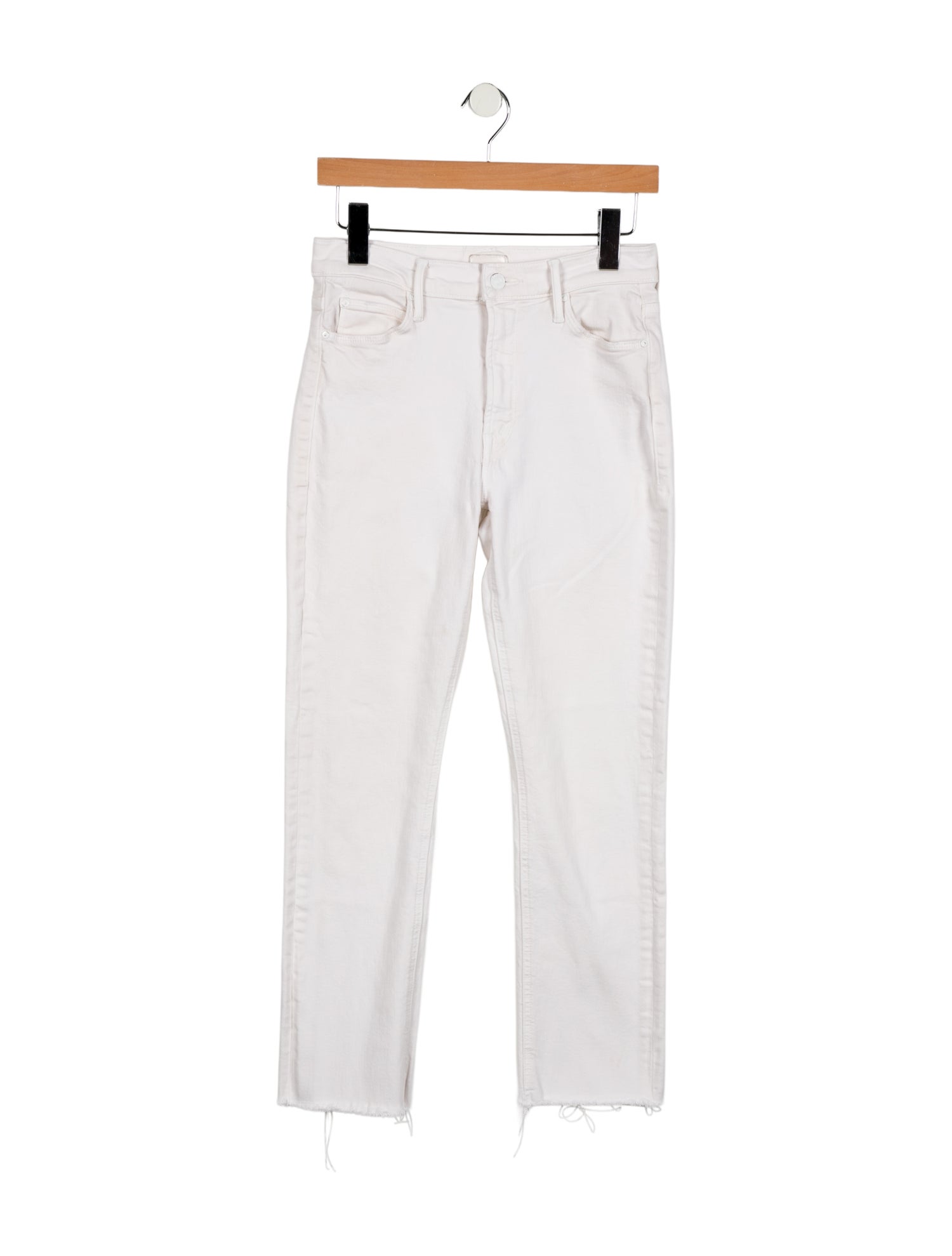 Mother Mid-Rise Straight Leg Jeans
