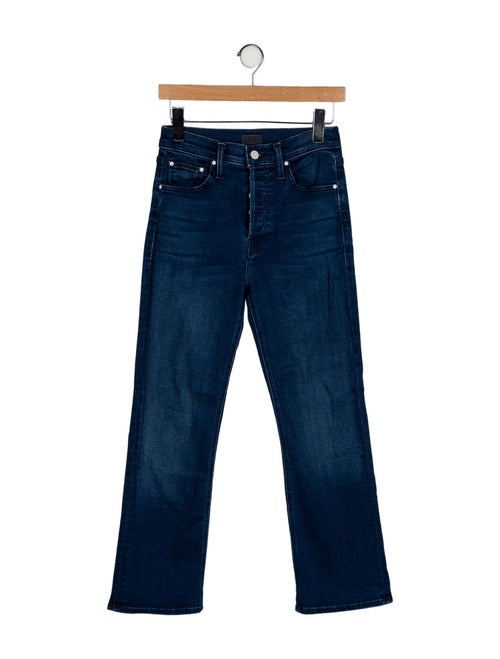 Mother Mid-Rise Straight Leg Jeans