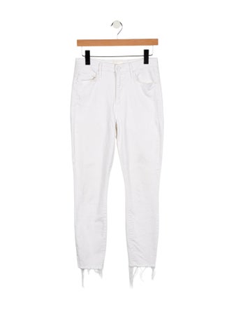 Mother Mid-Rise Skinny Leg Jeans