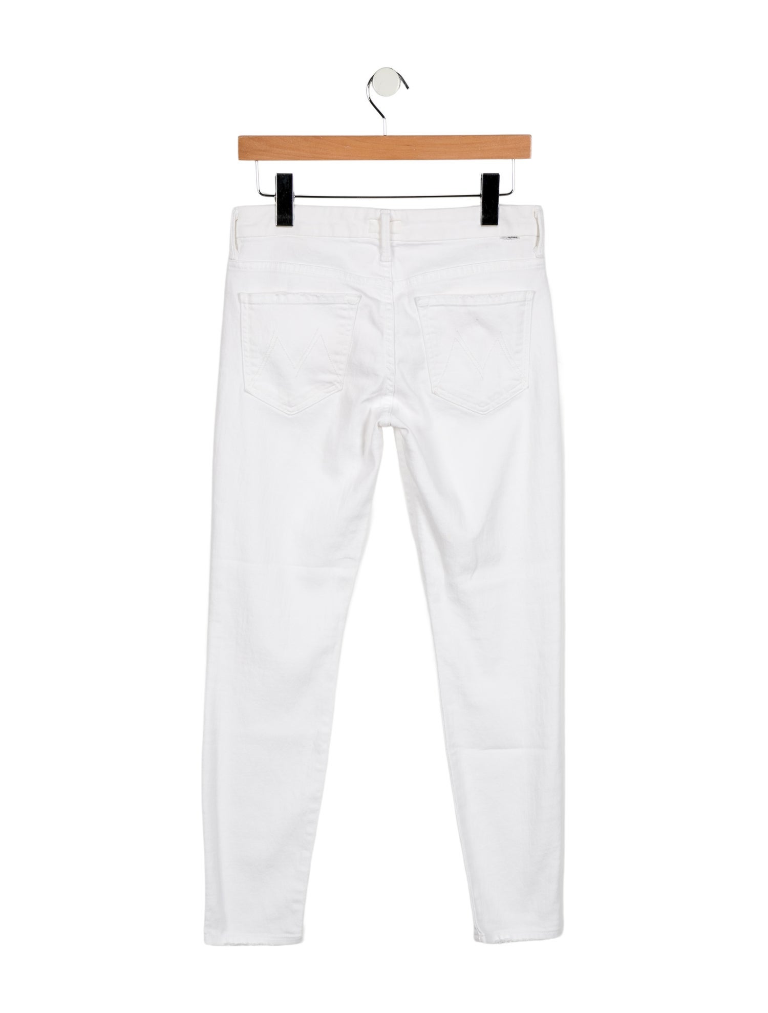 Mother Mid-Rise Skinny Leg Jeans