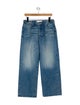Mother Mid-Rise Wide Leg Jeans