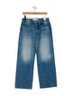 Mother Mid-Rise Wide Leg Jeans