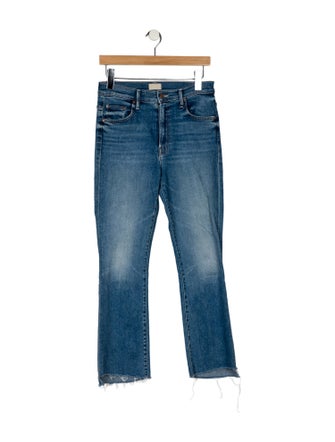 Mother High-Rise Straight Leg Jeans