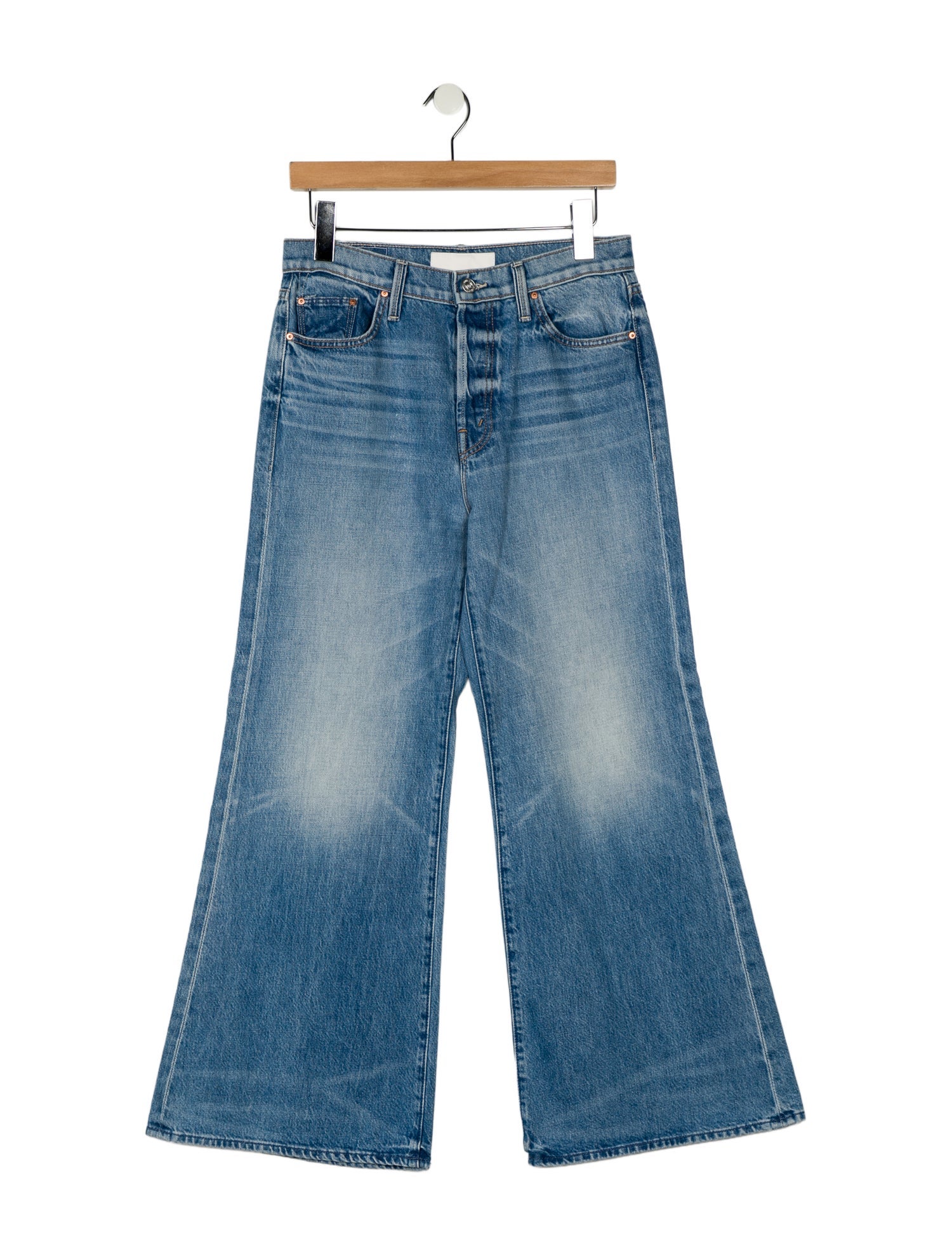 Mother High-Rise Wide Leg Jeans