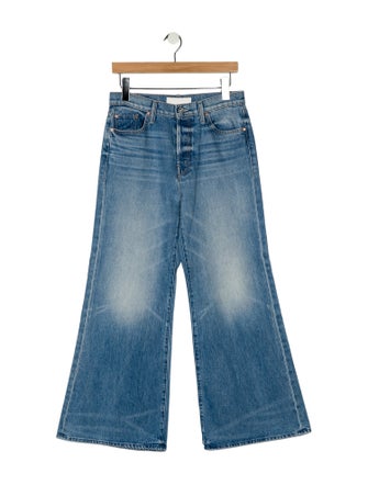 Mother High-Rise Wide Leg Jeans